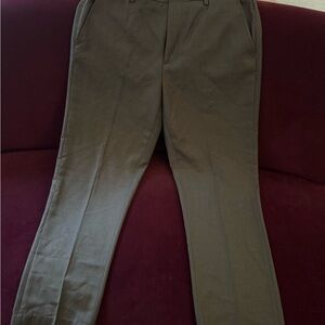 Calvin Klein Men's Charcoal Dress Pants